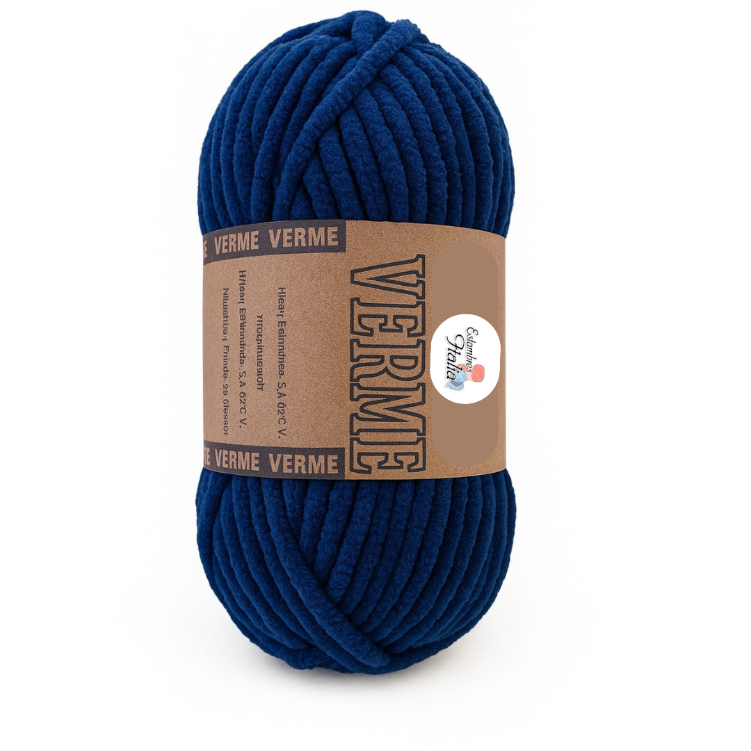 estambre chenille verme