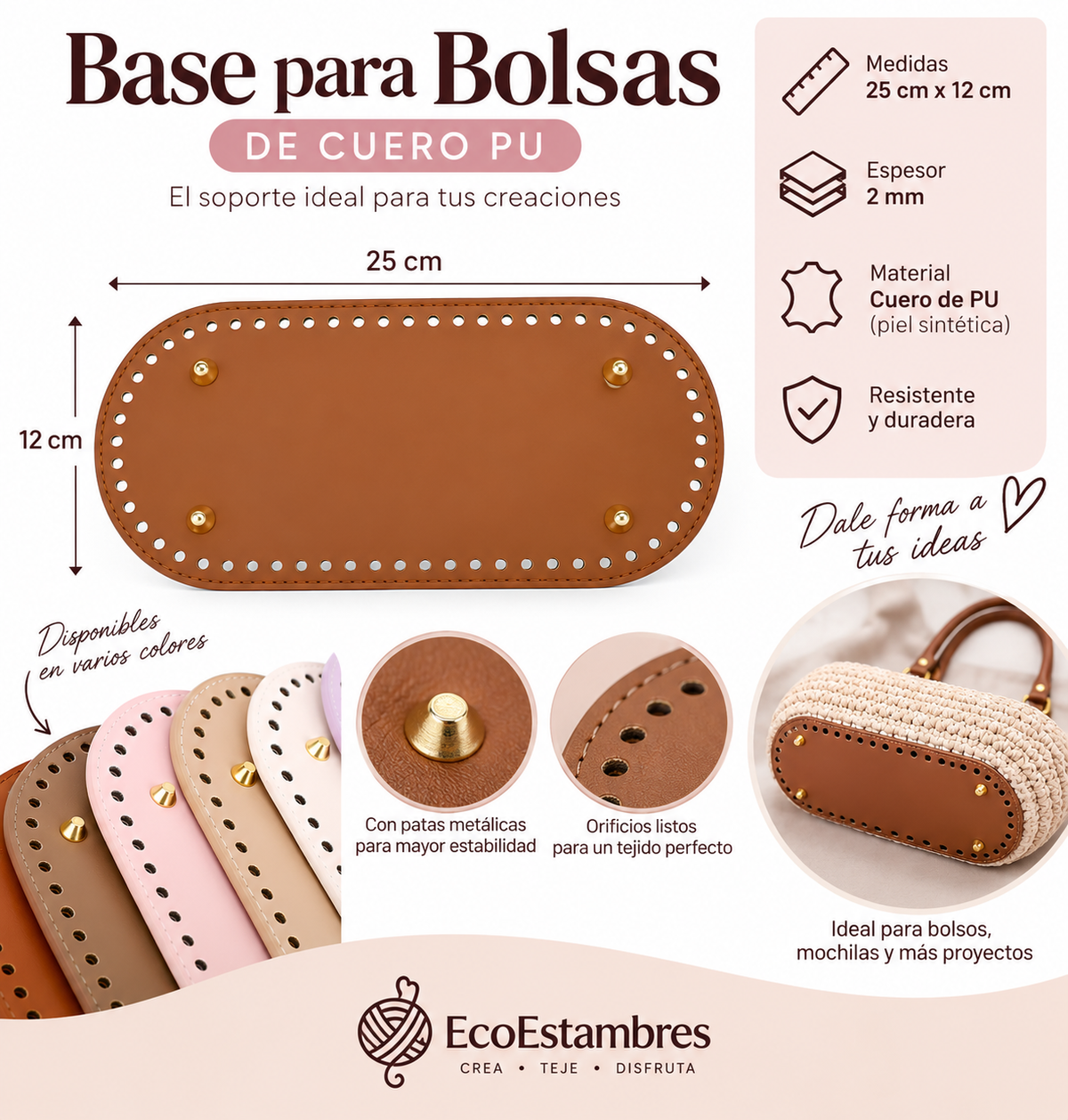 Base para bolsa