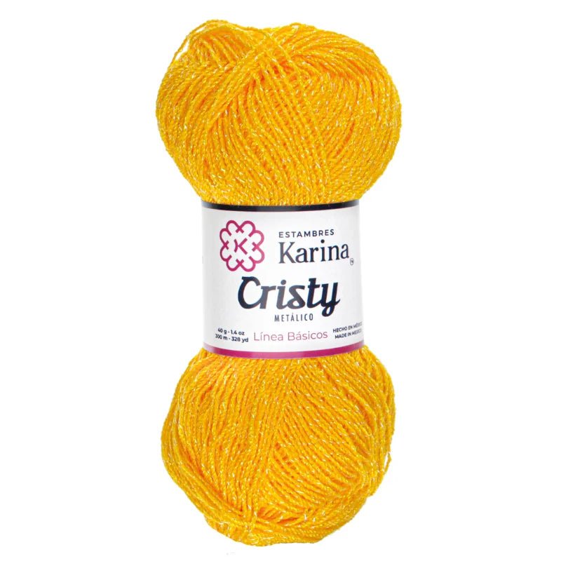 cristy metálico 40gr (cristal con una hebra metálica)