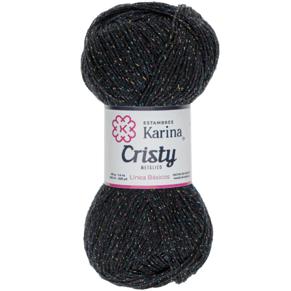 cristy metálico 40gr (cristal con una hebra metálica)