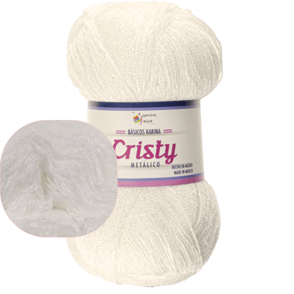 cristy metálico 40gr (cristal con una hebra metálica)