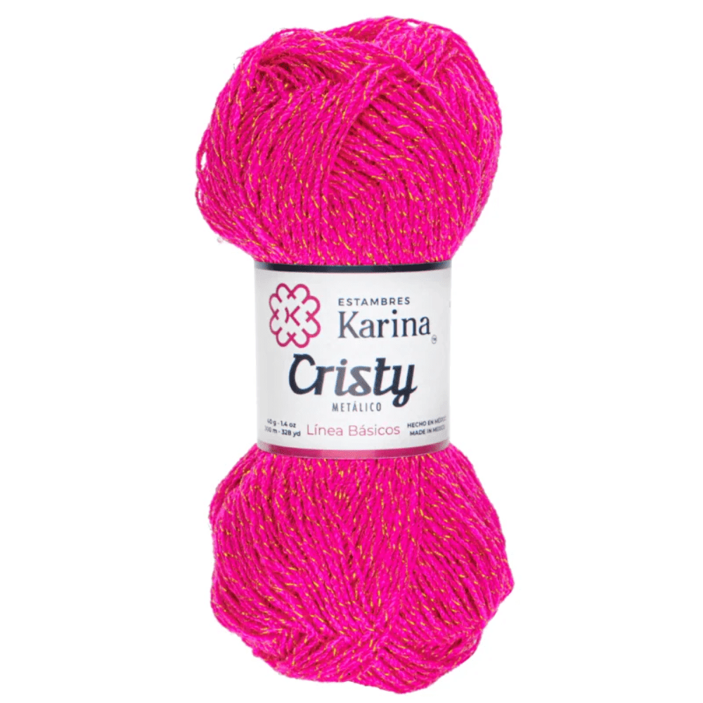 cristy metálico 40gr (cristal con una hebra metálica)