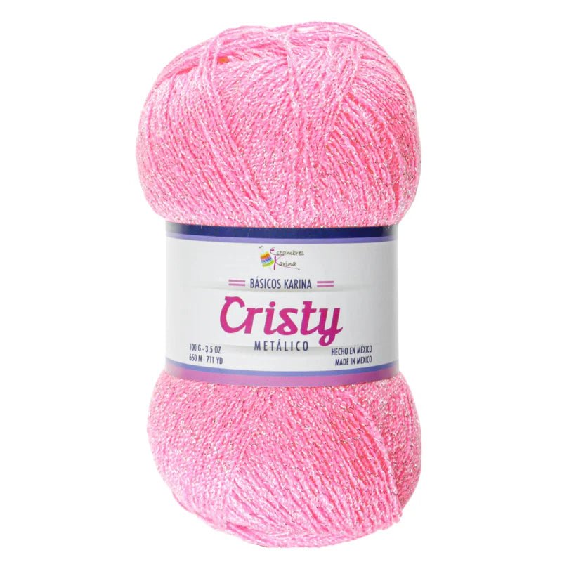 cristy metálico 40gr (cristal con una hebra metálica)