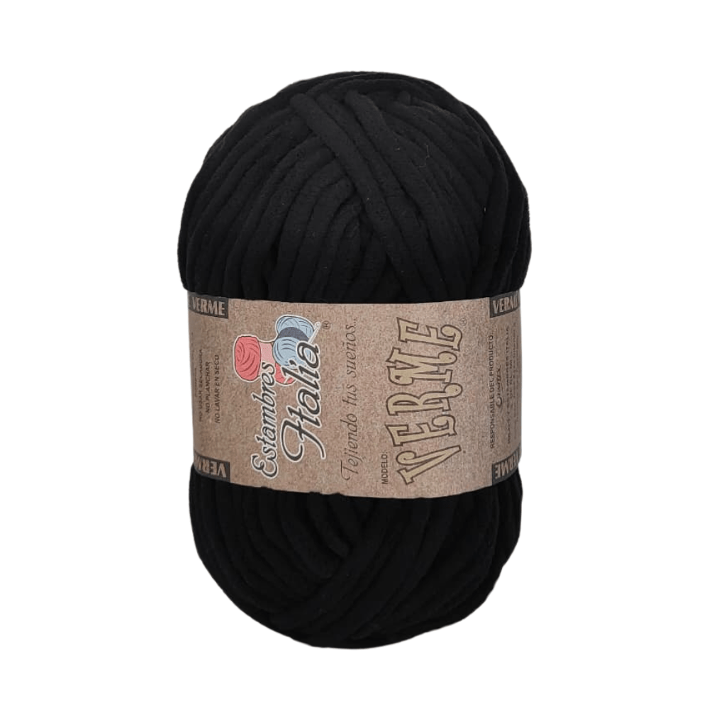 estambre chenille verme