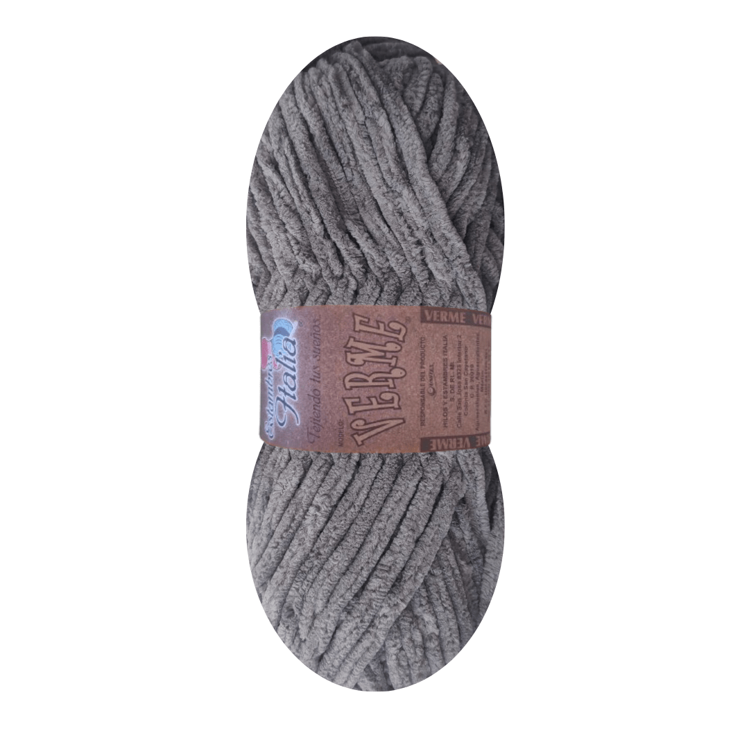 estambre chenille verme