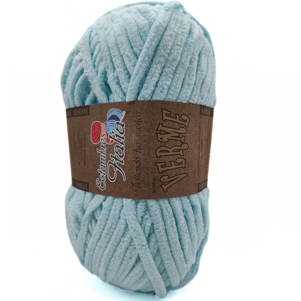 estambre chenille verme