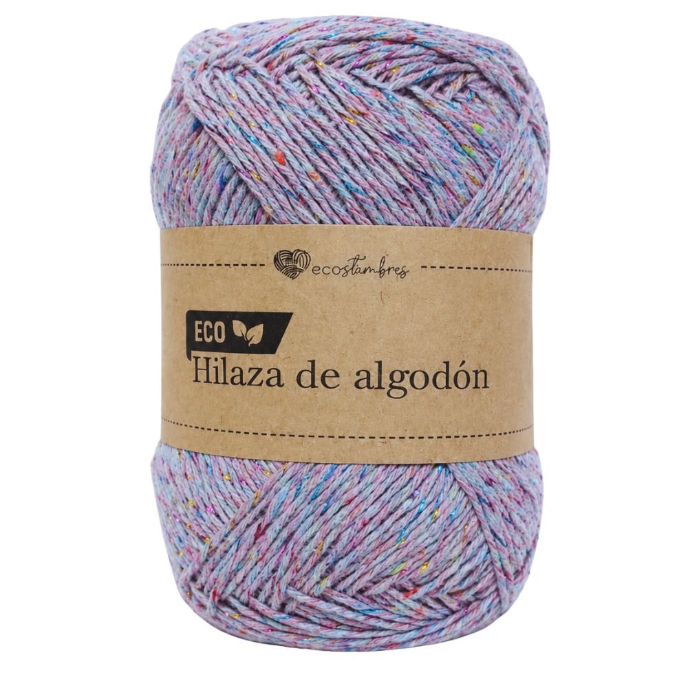 Hilaza brillante de algodón ecológico 1 mm