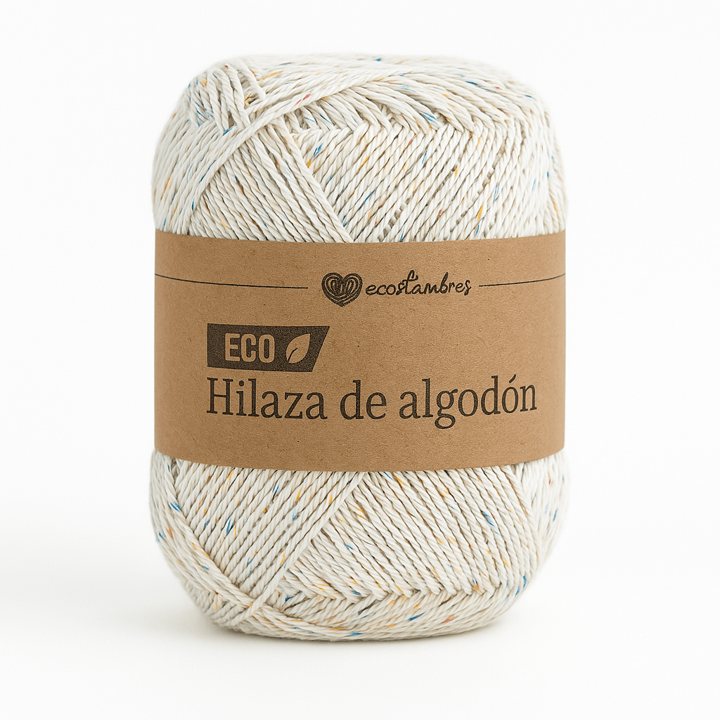 Hilaza brillante de algodón ecológico