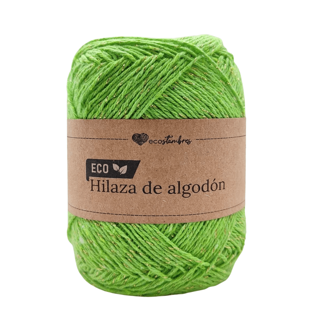 Hilaza brillante de algodón ecológico
