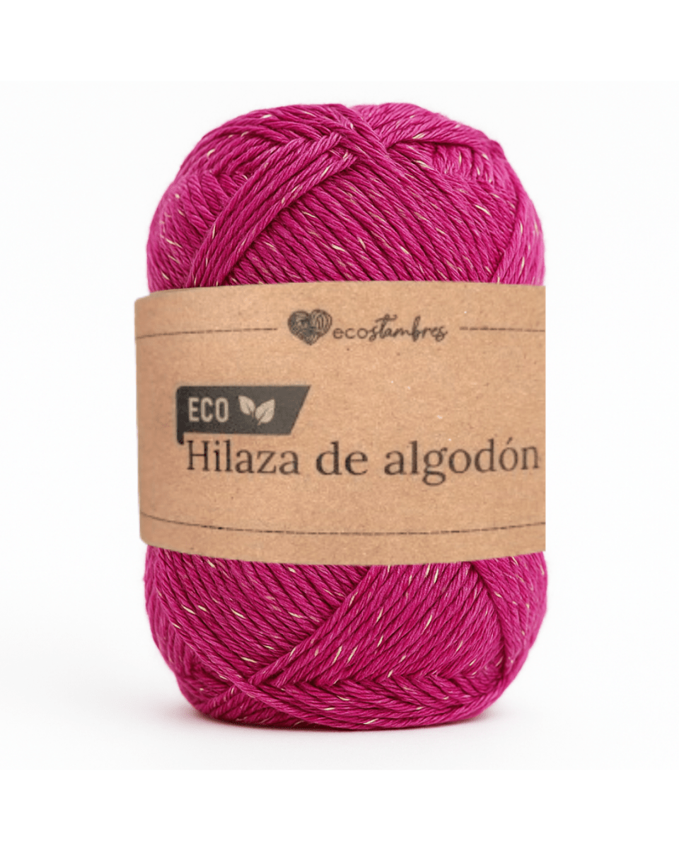 Hilaza brillante de algodón ecológico