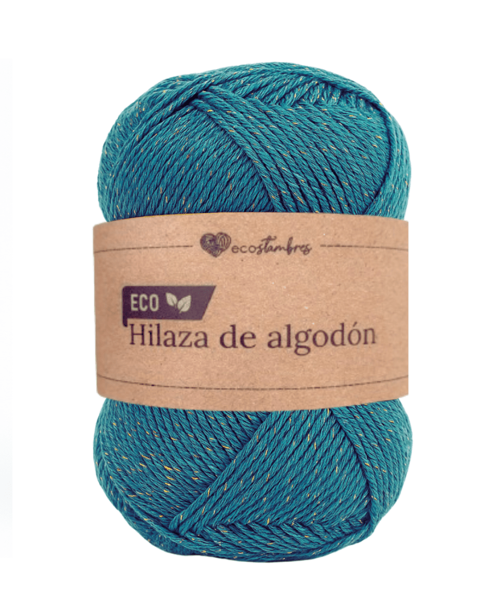 Hilaza brillante de algodón ecológico