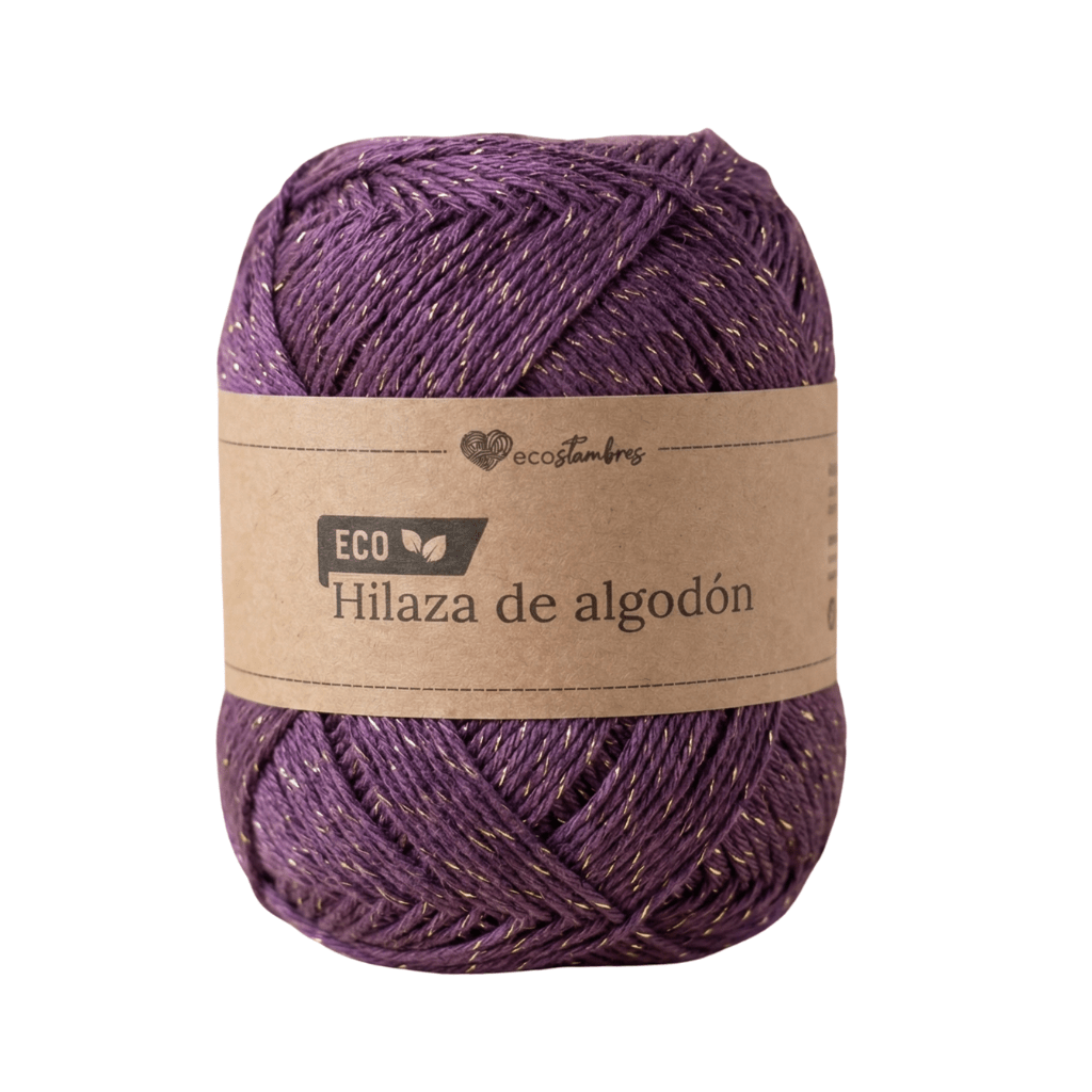 Hilaza brillante de algodón ecológico