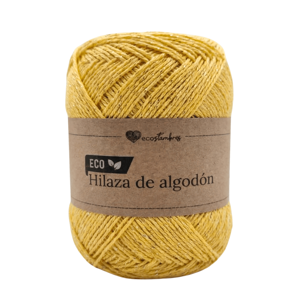 Hilaza brillante de algodón ecológico
