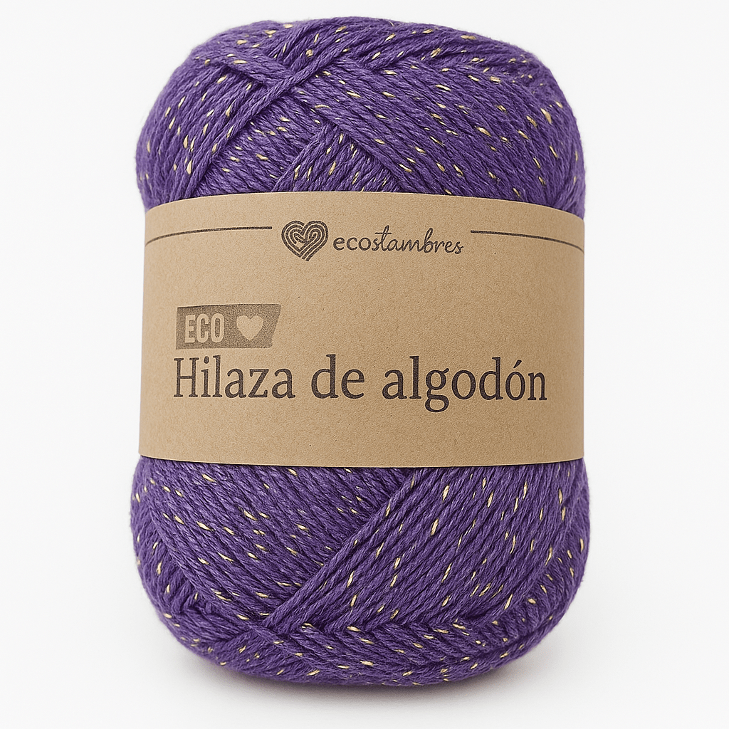 Hilaza brillante de algodón ecológico