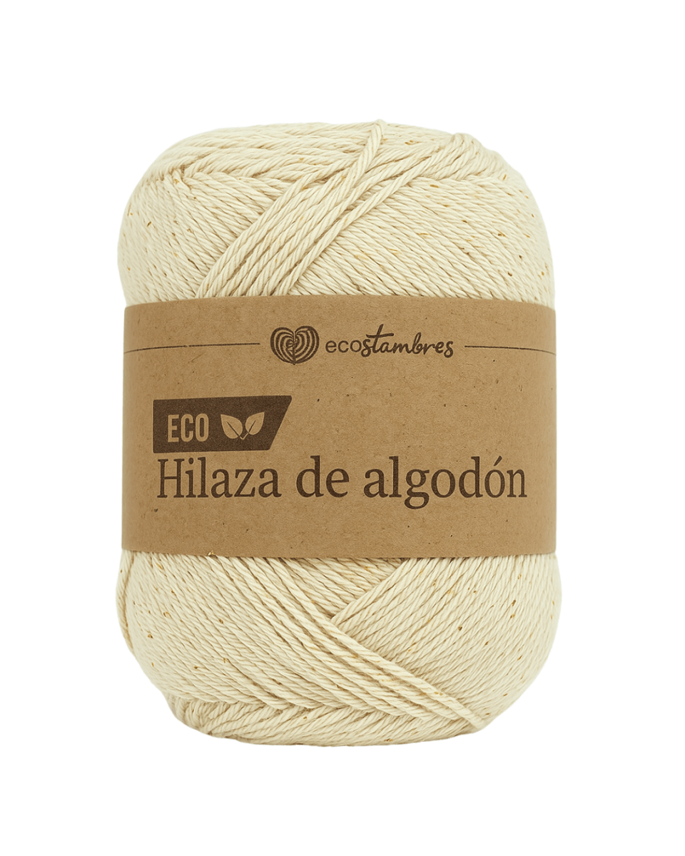 Hilaza brillante de algodón ecológico