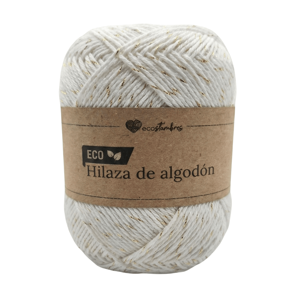 Hilaza brillante de algodón ecológico