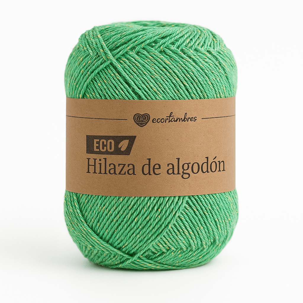 Hilaza brillante de algodón ecológico