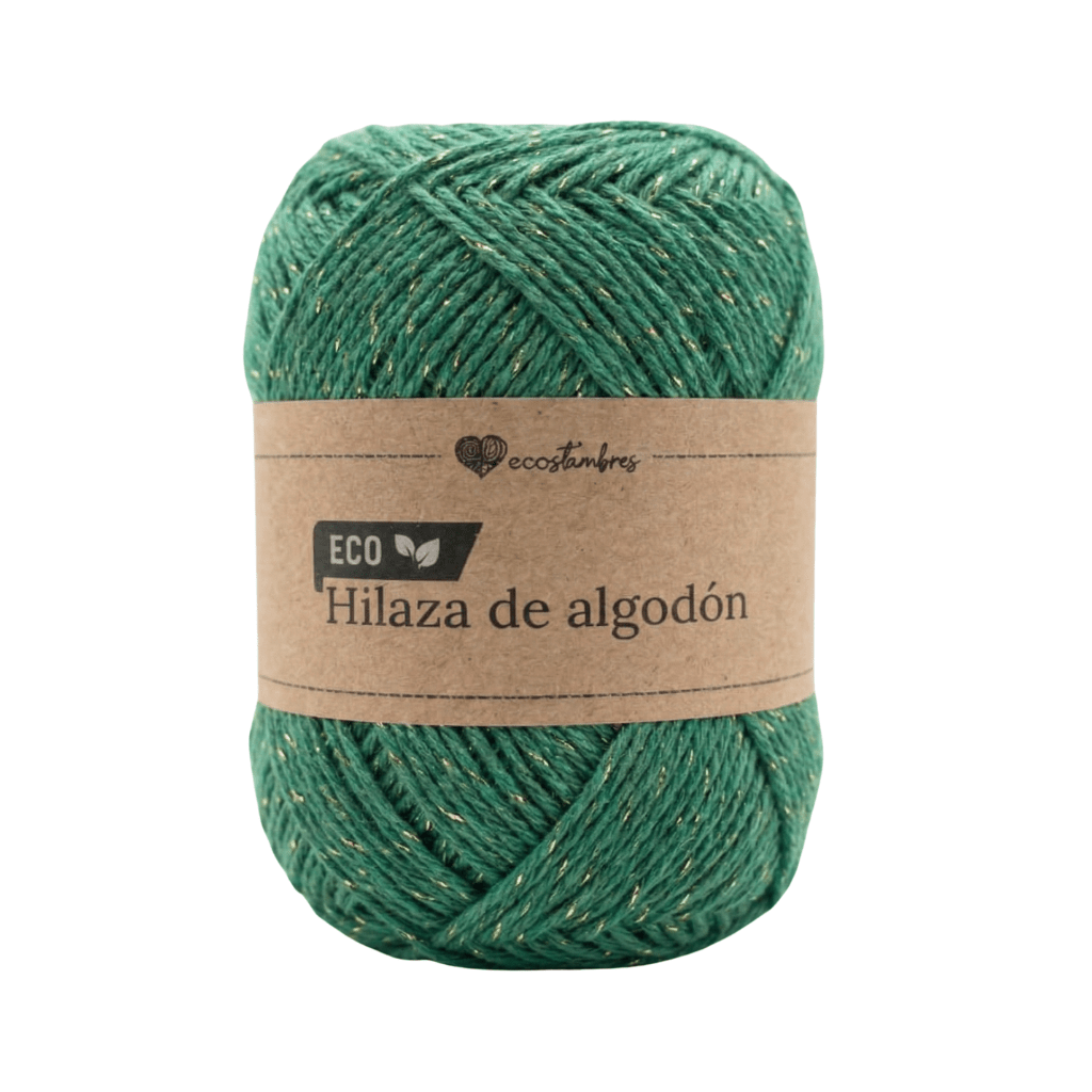 Hilaza brillante de algodón ecológico