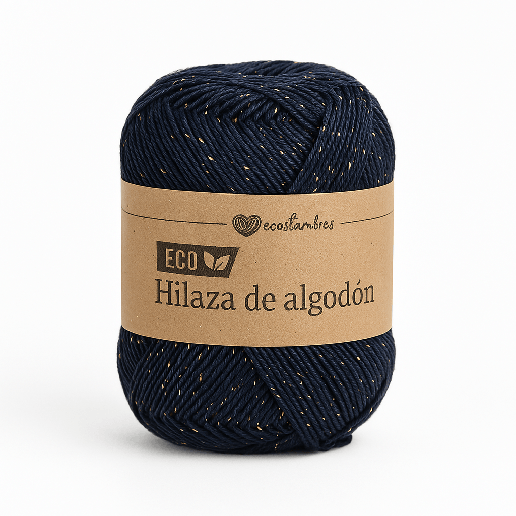 Hilaza brillante de algodón ecológico