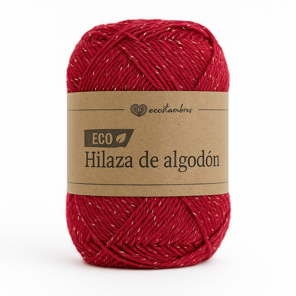 Hilaza brillante de algodón ecológico