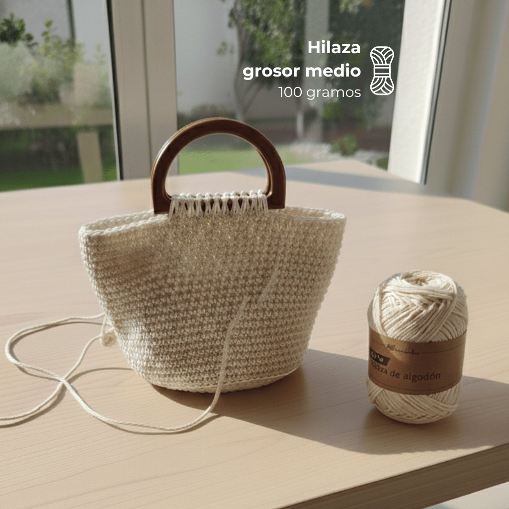 Hilaza de algodón ecológica calibre 2mm (tipo abuelita)