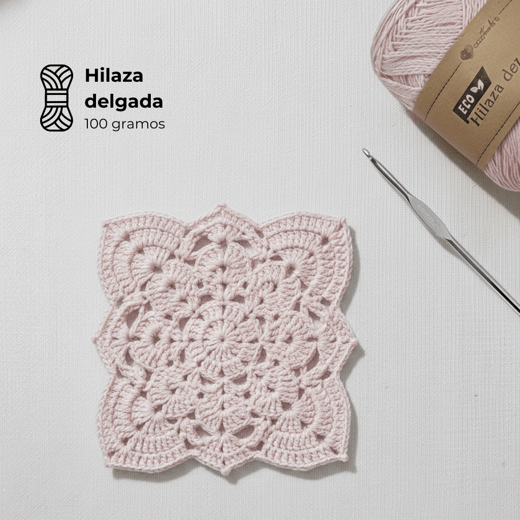 Hilaza de algodón ecológico 1mm