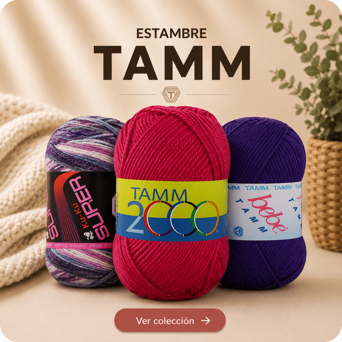 Estambre Tamm - Ecoestambres