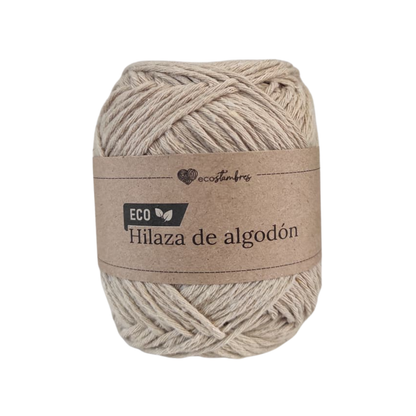 Hilaza de algodón ecológica calibre 2mm (tipo abuelita)