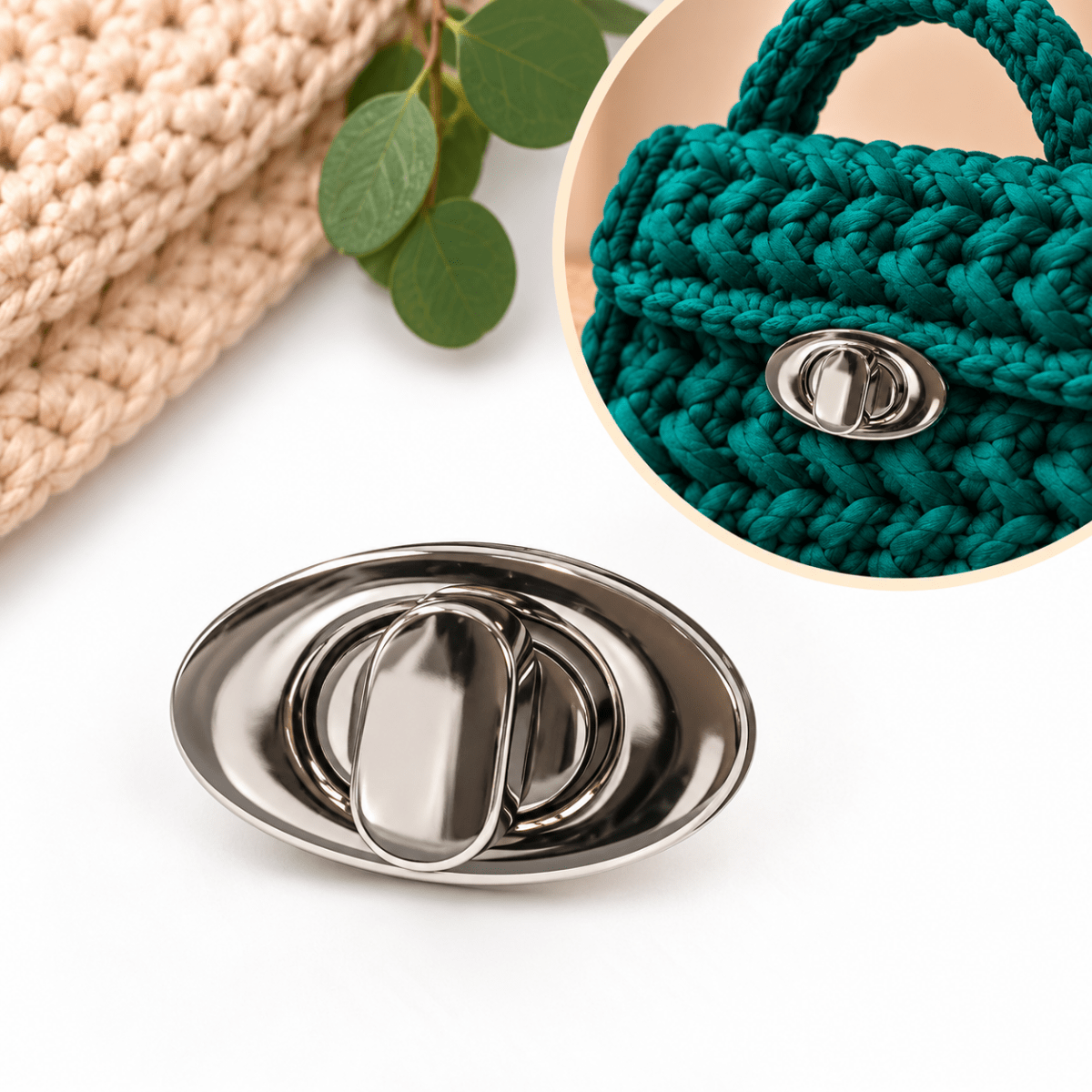 broche para bolsa