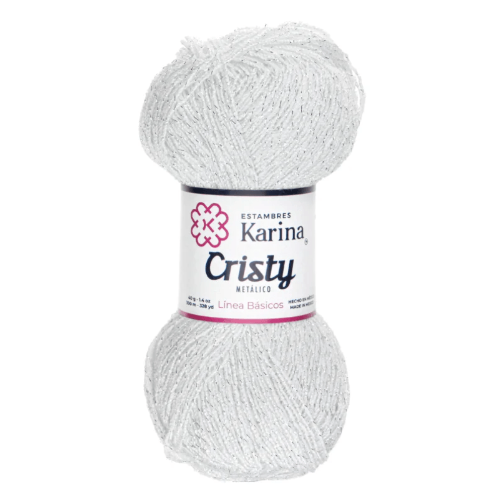 cristy metálico 40gr (cristal con una hebra metálica)
