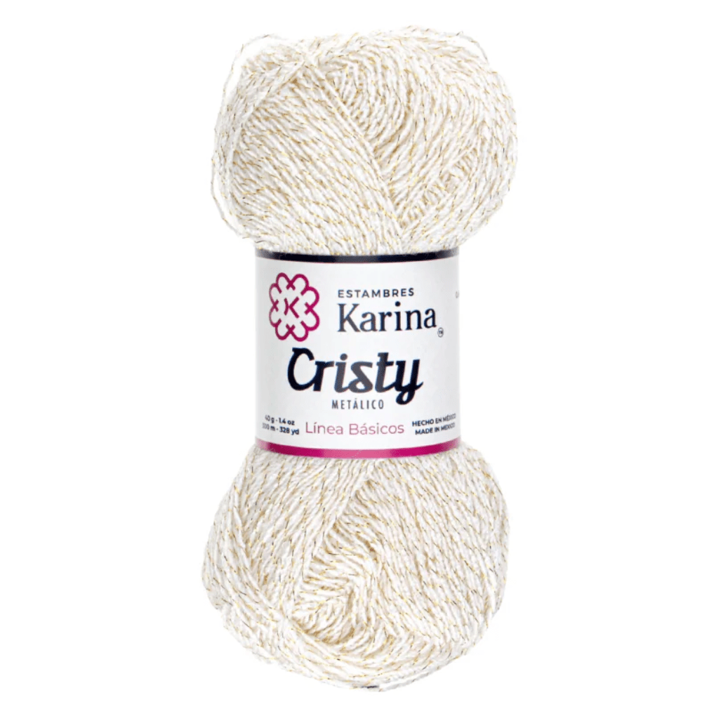 cristy metálico 40gr (cristal con una hebra metálica)