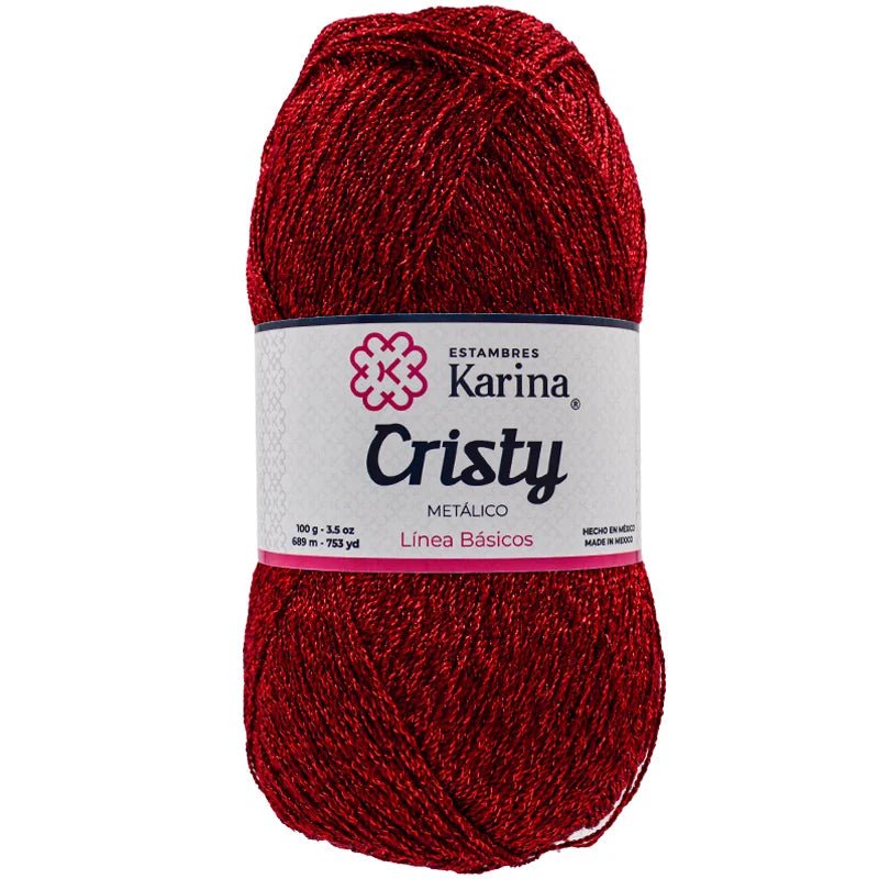 cristy metálico 40gr (cristal con una hebra metálica)