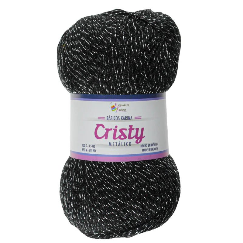 cristy metálico 40gr (cristal con una hebra metálica)
