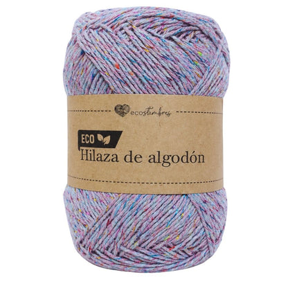 Hilaza brillante de algodón ecológico 1 mm