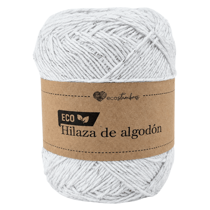 Hilaza brillante de algodón ecológico 1 mm