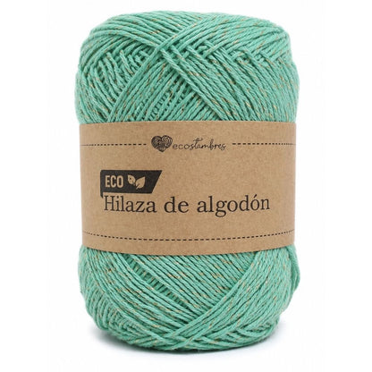 Hilaza brillante de algodón ecológico 1 mm