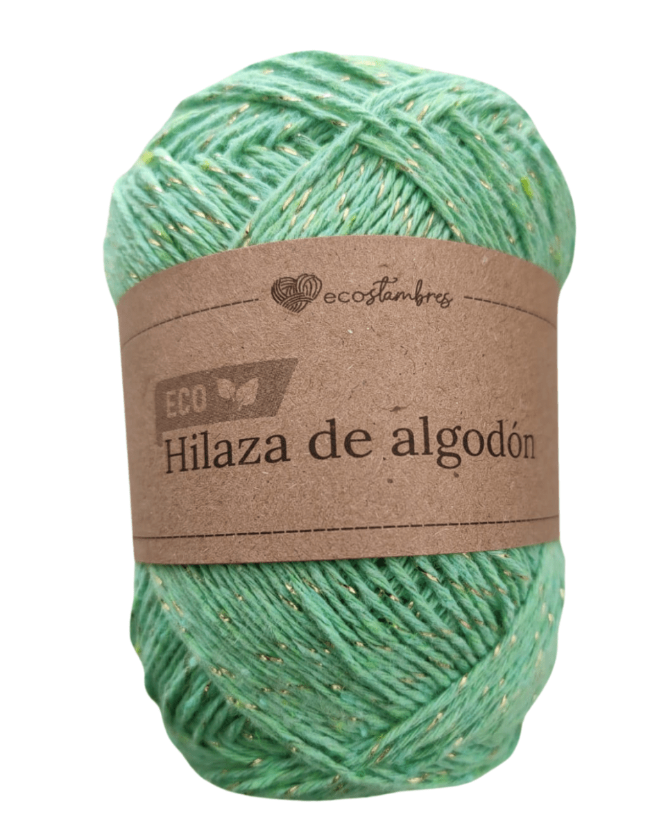 Hilaza brillante de algodón ecológico