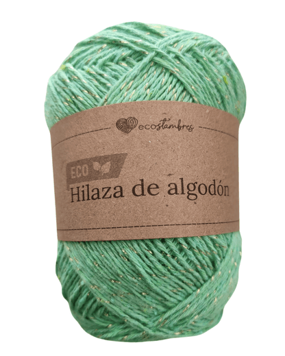 Hilaza brillante de algodón ecológico