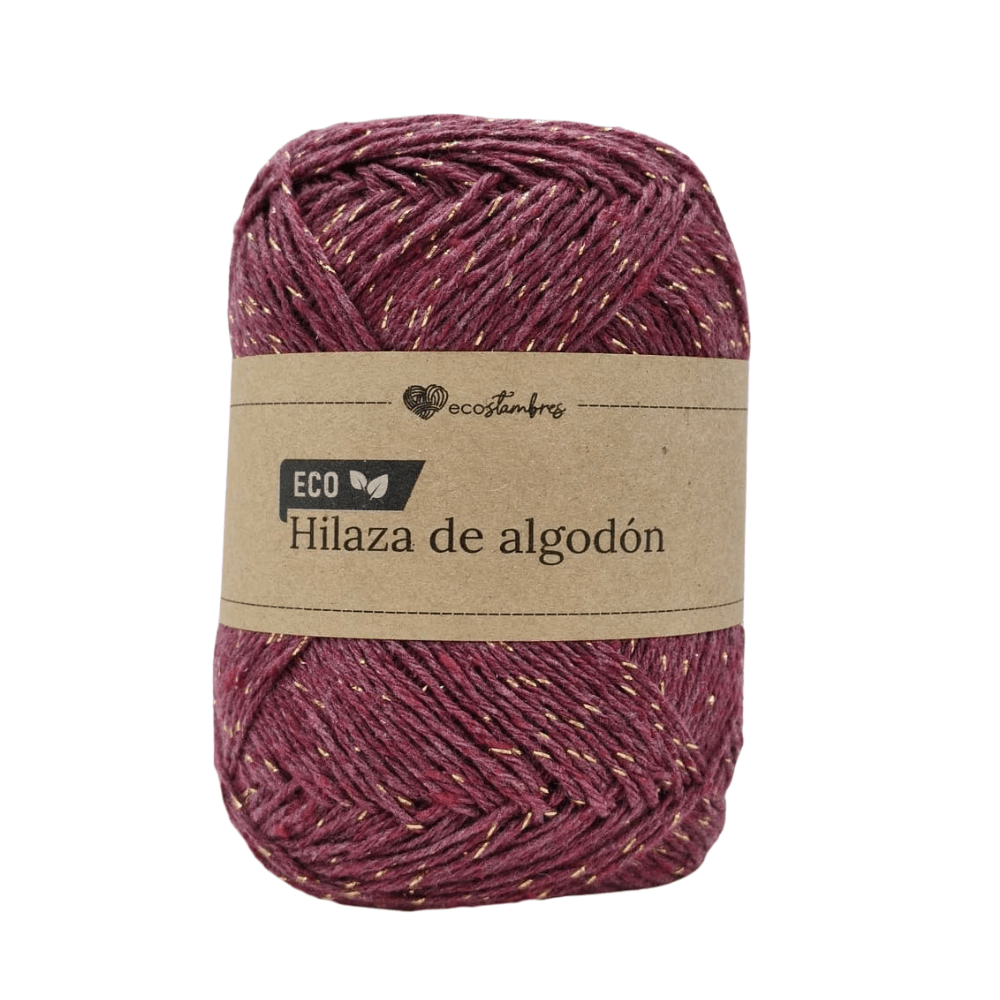 Hilaza brillante de algodón ecológico