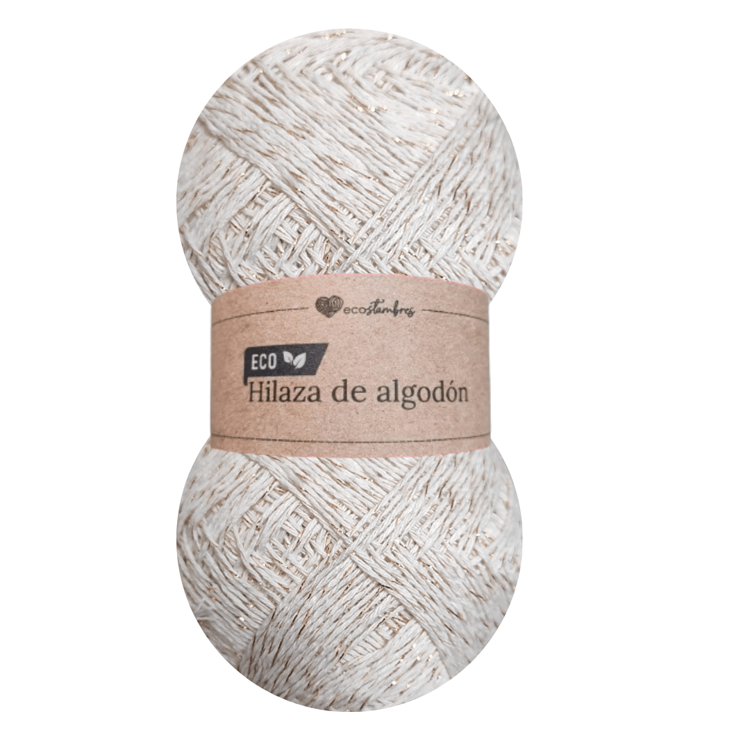 Hilaza brillante de algodón ecológico