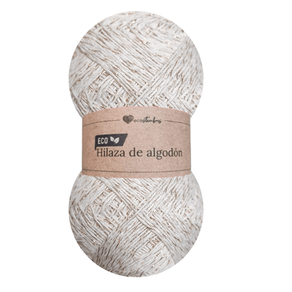 Hilaza brillante de algodón ecológico