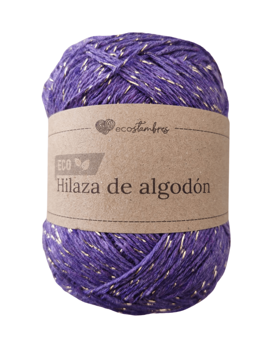 Hilaza brillante de algodón ecológico