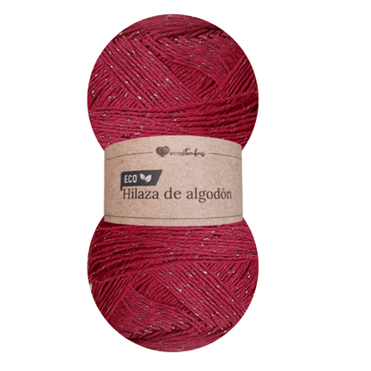 Hilaza brillante de algodón ecológico