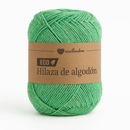 Hilaza brillante de algodón ecológico