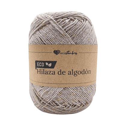 Hilaza brillante de algodón ecológico