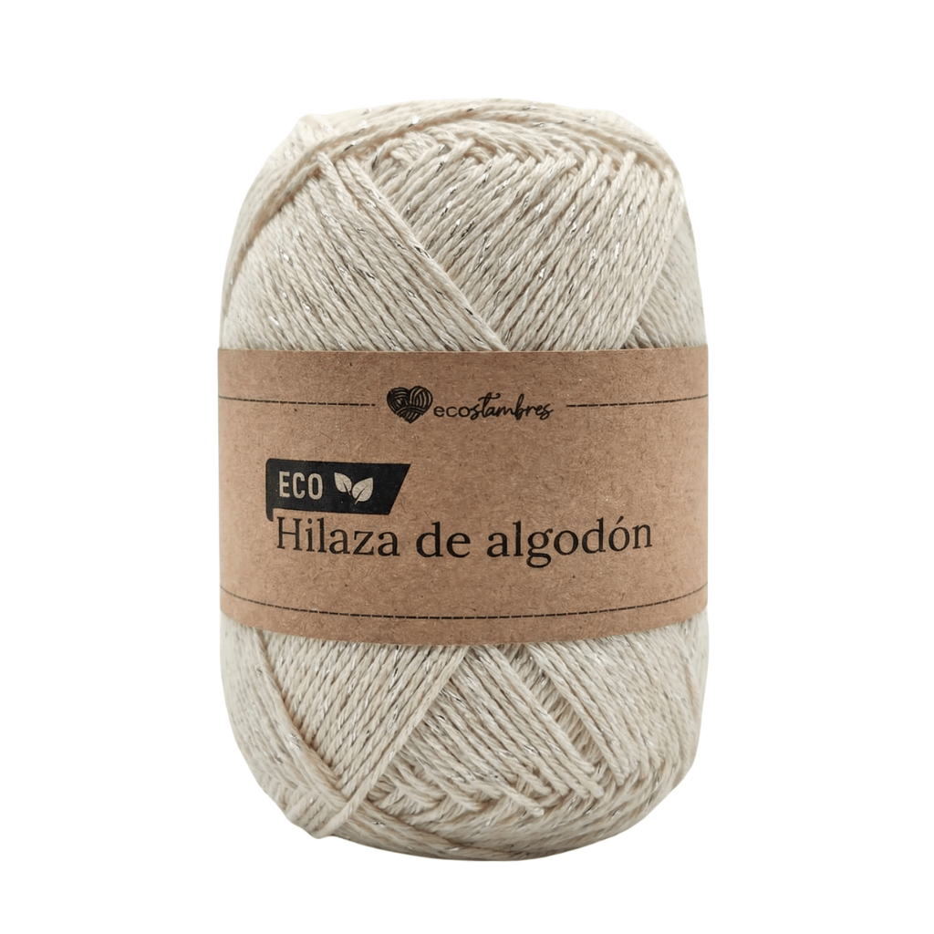 Hilaza brillante de algodón ecológico