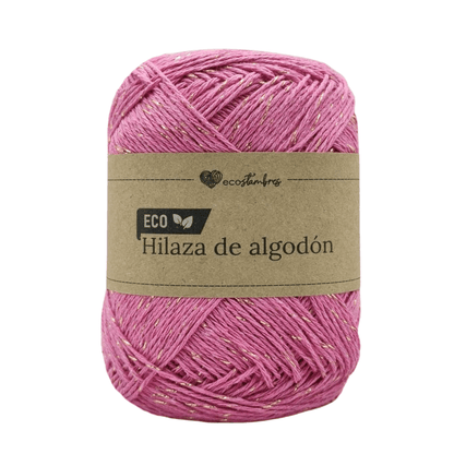 Hilaza brillante de algodón ecológico