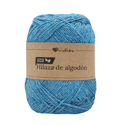 Hilaza brillante de algodón ecológico