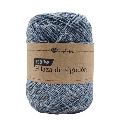 Hilaza brillante de algodón ecológico
